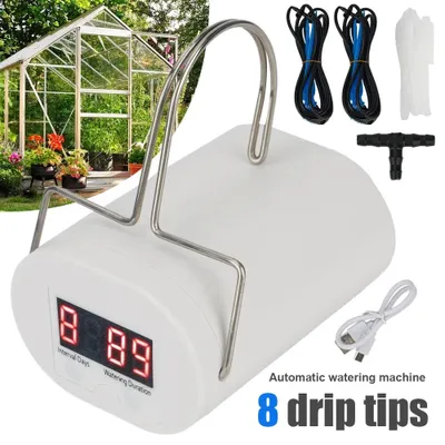 Produktbild von Automatische Bewässerungsmaschine - Bewässerungsgerät - Timer - Für Topfpflanzen - Für Blumen und Hausgärten - 1 Set