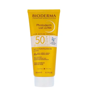 Produktbild von Bioderma - Photoderm MAX Ultra Milk SPF50+ - Sonnenschutz-Milch für empfindliche Haut 200ml