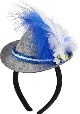 Immagine prodotto di Mini cappello tirolese | Fascia per capelli per costume da festa dell'Oktoberfest