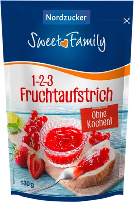 Produktbild von Sweet Family 1-2-3 Fruchtaufstrich