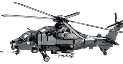 Immagine prodotto di Reobrix WZ10 Elicottero - Set di montaggio a incastro - Modello 1366 pezzi