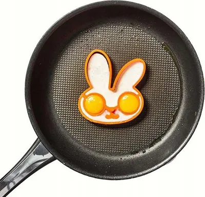 Image de Moules à oeufs en silicone - lapin