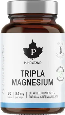 Immagine prodotto di Puhdistamo Triplo Magnesio 60 capsule