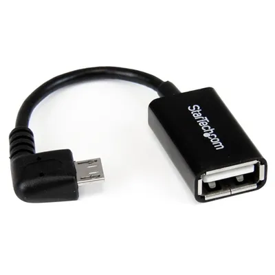 Obrázek produktu pro StarTech.com UUSBOTGRA, 0,127 m, Micro-USB B, USB A, USB 2.0, 0,48 Gbit/s, Černá