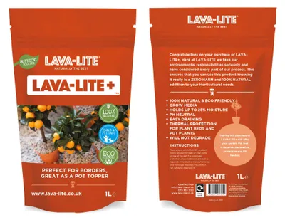 Produktbild von Jardinion Lava Lite Pflanzgranulat Lavagranulat 1l Grau