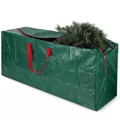 Produktbild von Weihnachtsbaum Aufbewahrungstasche aus PE, 106 x 25 x 25 cm, Grün