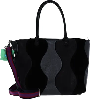 Produktbild von Gabs Leder Schultertasche Katrine Momu Scultura Black Nero schwarz