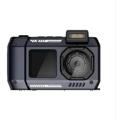 Produktbild von INF 4K Unterwasserkamera Plastik 9.5cmx3.4cmx6.5cm 18x Zoom Schnorcheln Schwarz