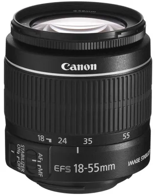 Obrázek produktu pro Canon 5121B005, Standardní zoomový objektiv, 11/9, 18 - 55 mm, Stabilizátor obrazu, Canon EF-S, Automatické ostření