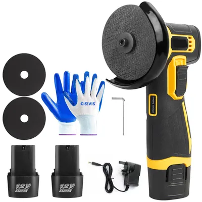 Produktbild von 12V Mini-Winkelschleifer, wiederaufladbar, Schleifwerkzeug, Poliermaschine