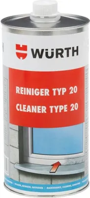 Produktbild von Würth Pvc Kunststoff Reiniger Fenster Türen Typ20 Profile 1L