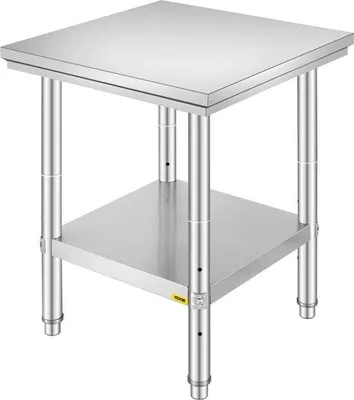Produktbild von Famanu Küchentisch Edelstahl - 23,6 x 23,6 Zoll