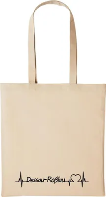 Produktbild von Huuraa Baumwollbeutel Dessau-Roßlau Geschenk Einkaufstasche Natural 10 Liter Baumwolle Dessau-Roßlau Accessoire