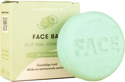 Produktbild von Shampoo Bars Face Bar Aloe Vera & Gurke