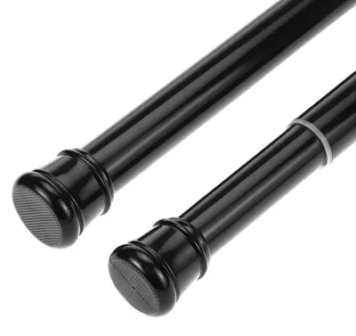 Immagine prodotto di Tende estensibili, confezione da 2, lunghezza regolabile da 50 a 80 cm, diametro 25 mm, antiscivolo, resistenti alla ruggine, adatte per bagni e altro