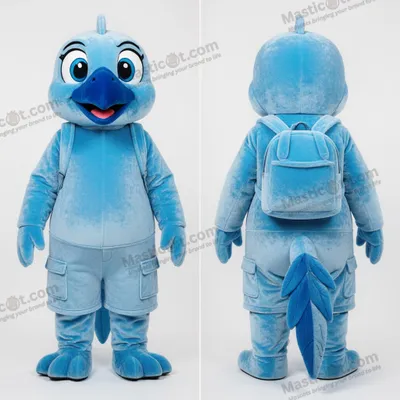 Obrázek produktu pro Modrý MASTICOT peřitý archeopteryx maskot