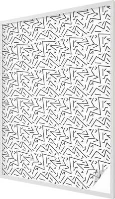 Obrázek produktu pro Vitrážová fólie na okno - 146x100 cm - vitrážový vzor - neprůhledná dekorativní fólie na ochranu soukromí - samolepicí, UV ochrana - abstraktní klikaté linie