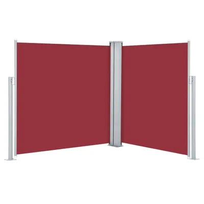Immagine prodotto di vidaXL Tenda laterale estensibile rossa 160 x 600 cm