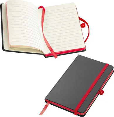 Produktbild von Notizbuch / DIN A6 / 160 S. / liniert / PolyurethanHardcover / Farbe: rot