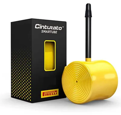 Zdjęcie produktu dla Wewnętrzna dętka rowerowa Pirelli Cinturato™ Smartube, zawór Presta, 60 mm, żółta, rozmiar 650B-700C / 35-50