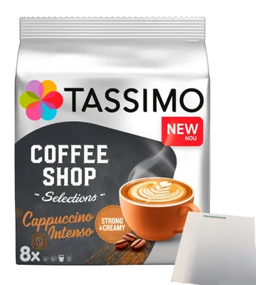 Produktbild von Tassimo Cappuccino Intenso (16/276g) + usy Block