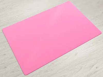 Immagine prodotto di Tappeto di protezione per pavimento duro rosa 114 x 150 cm