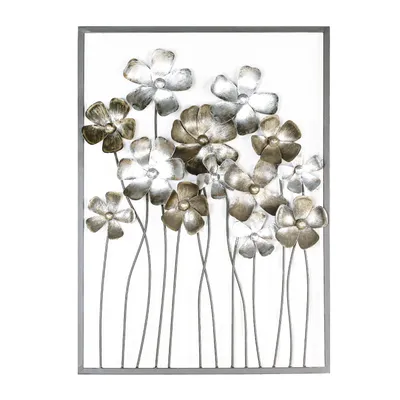 Produktbild von GILDE Relief Wandrelief Fleurs H. 80 cm,74741