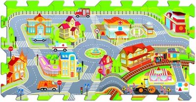 Immagine prodotto di Città - Puzzle di schiuma 60696