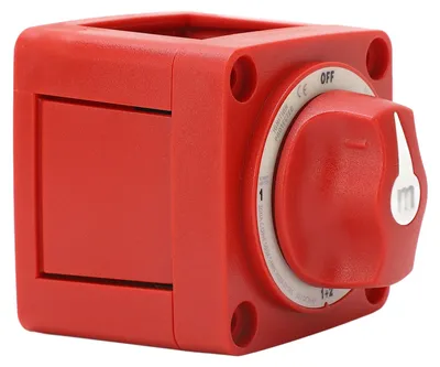 Obrázok produktu pre Vypínač odpojenia batérie, 300A, DC32V, dvojkanálový, závit M10 x 3, univerzálna aplikácia pre karavany, lode a automobily