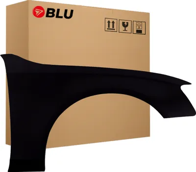 Produktbild von BLU Kotflügel Passend für Audi A4 B8 S4 LY9T Rechts Schwarz BrillantSchwarz | 2011-2015 | Vorderseite Vorne | Lackiert | Einbaufertig