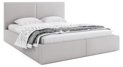 Obrázek produktu pro Manželská postel 160x200 JOSKA s matracemi - popelavá