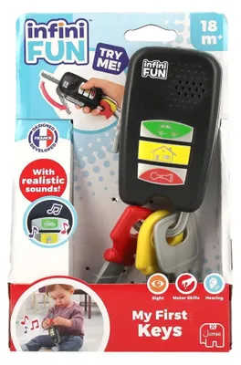 Obrázok produktu pre Jumbo InfiniFun 1121500124, 1 rok / roky, Zvukové efekty, Funkcie rozprávania, Vyžadované batérie, AAA, Plast