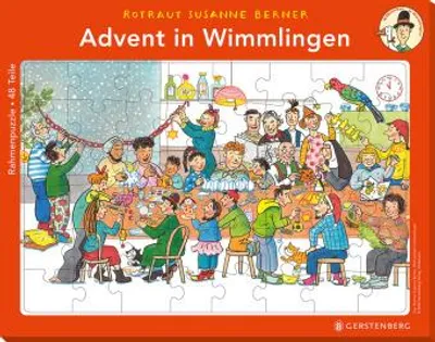 Produktbild von Rahmenpuzzle Advent in Wimmlingen - 48 Teile