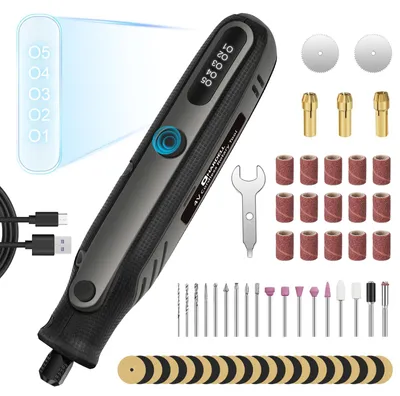 Immagine prodotto di Set di utensili multifunzione a batteria HARDELL 4V, con strumento rotante a 5 velocità (max. 18000 giri/min)