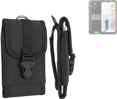 Produktbild von K-S-Trade Holster Handy Hülle kompatibel mit Blackview BV5300 Holster Handytasche Gürtel Tasche Schutz Hülle Robust Outdoor schwarz