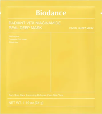 Image de Biodance Radiant Vita Niacinamide Real Deep Mask 1St.