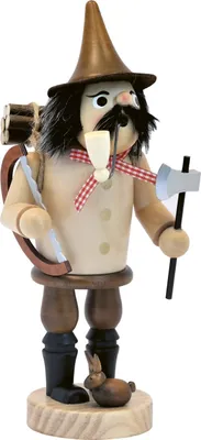Produktbild von Saico Räucherfigur Holzfäller XL Holz 30 cm natur/braun