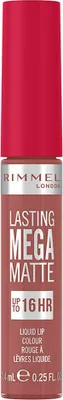 Immagine prodotto di Lasting Mega Matte Lipstick Colore liquido per labbra da donna 7,4 g - Blush