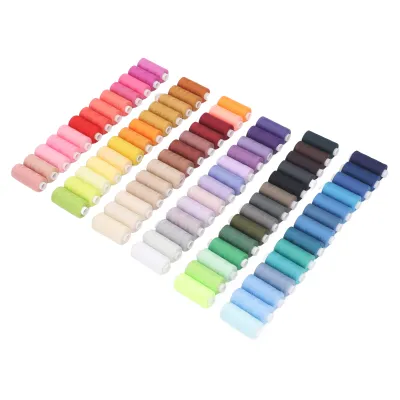 Produktbild von Nähgarnset,Polyester-Nähgarnset,Handnähgarn,Nähmaschinengarn,Nähgarnsortiment,Nähgarnspulen