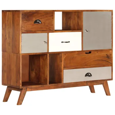 Image de vidaXL Buffet 115 x 35 x 86 cm Bois d'acacia massif