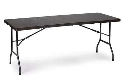 Immagine prodotto di Tavolo da catering pieghevole da giardino per banchetti, 180 cm, in rattan, MultiGarden