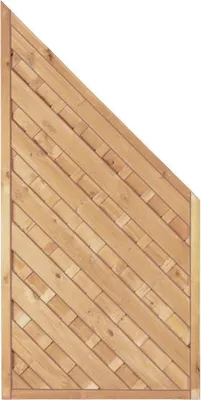 Produktbild von T&J MAXI DIAGONAL Lamellenzaun 90 x 180/90 cm