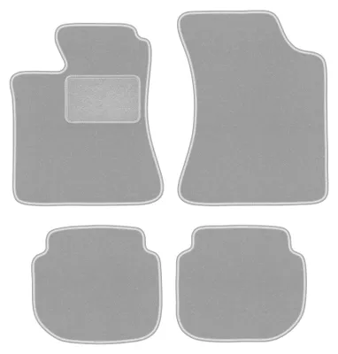 Immagine prodotto di Tappetini in moquette per Volvo 440 / 460 1988-1996 (berlina) – set 4 pezzi, grigi, su misura – Wielganizator OSLO