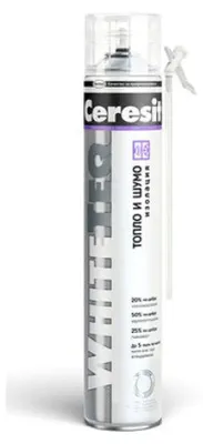 Obrázek produktu pro MontážníPolyuretanpěna ruční CERESIT WHITEQ