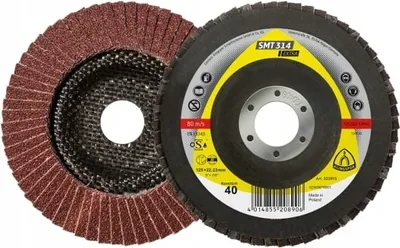 Zdjęcie produktu dla Tarcza Listkowa Lamelkowa Lamelka125Mm P40 Smt314