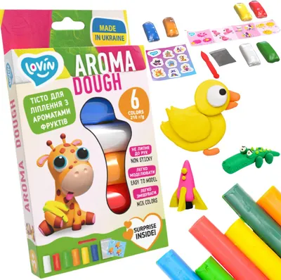 Image de Plasticine Ciastolin Plastic Neon Modelling Kit 6 Colours 41178