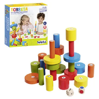 Produktbild von Beleduc - Torreta - Lernspiel für Zuhause - Bekannt aus dem Kindergarten