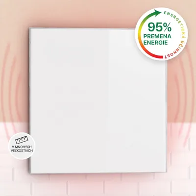 Obrázok produktu pre Infračervený ohrievač Klarstein Wonderwall, 360 W elektrický ohrievač pre izby a kúpeľne, infračervený ohrievač s diaľkovým ovládaním a termostatom, elektrický ohrievač bez CO2, infračervený ohrievač na stenu