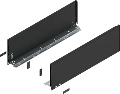 Image de BLUM LEGRABOX pure, profilé de hauteur C, NL 550, noir carbone