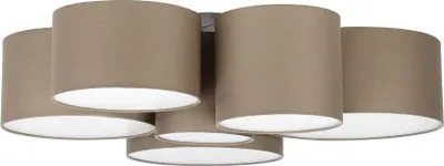 Produktbild von EGLO PASTORE 1, 6 Glühbirne(n), E27, IP20, Graubraun, Weiß